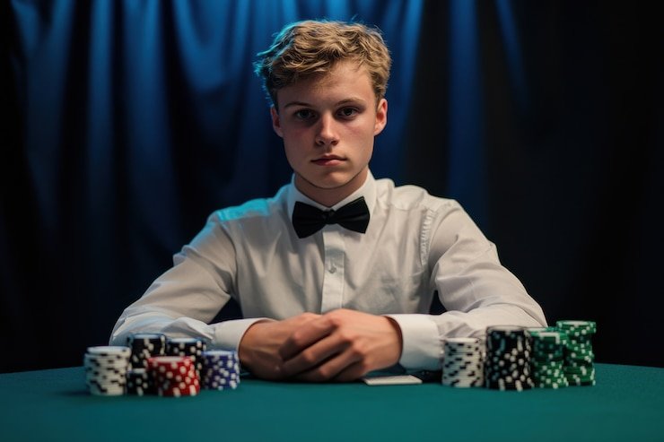 Studio live-dealer Speed Baccarat dengan dealer profesional dan multi-kamera di sylphiette